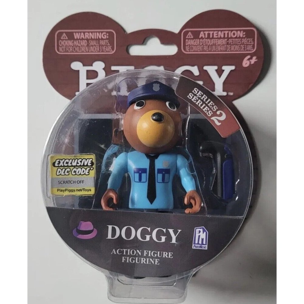 BRAND NEW Piggy Series 2 Doggy Action Figure w/ Exclusive DLC Code  3.5"